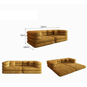 Canapé-<span class=keywords><strong>lit</strong></span> convertible 3 <span class=keywords><strong>places</strong></span> en mousse sans os, fabriqué en usine OEM, compressé sous vide, pliable, pour salon - Product Image 5