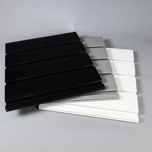 <span class=keywords><strong>Panneau</strong></span> <span class=keywords><strong>mural</strong></span> en PVC à lattes, blanc et noir, quatre niveaux, 4x8 pieds, robuste, imperméable, multifonctionnel, pour <span class=keywords><strong>rangement</strong></span> <span class=keywords><strong>mural</strong></span> - Product Image 1