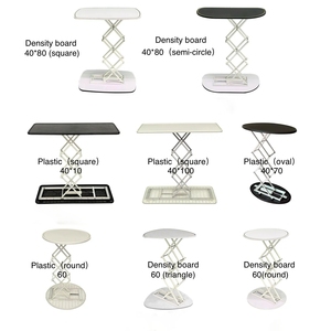 <span class=keywords><strong>Comptoir</strong></span> de réception événementiel personnalisable double face, écologique, formes ovales/rectangulaires/rondes, impression par sublimation thermique - Product Image 6