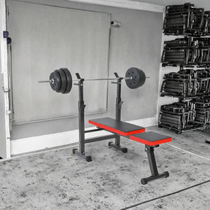 ציוד לבית כושר מתכווננת משקל נייד ספסל משקל נייד עמיד מתלה עבור ספסל העיתונות אימונים - Product Image 3