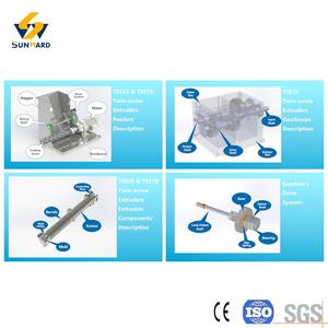 Máquina de Extrusión de Doble Tornillo de Rotación Conjunta de Acero Inoxidable para Proteína Vegetal Texturizada (TVP/TSP) con Motor y Caja de Cambios - Product Image 3