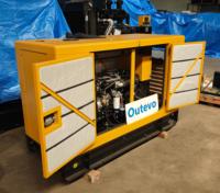 Groupe électrogène diesel super silencieux 240V/480V, refroidissement par air/eau en option, démarrage automatique, démarrage électrique 24V DC, extérieur