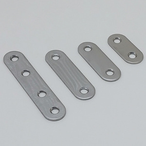Conector de placa plana de acero inoxidable Hz, soporte de esquina duradero para uso general - Product Image 2