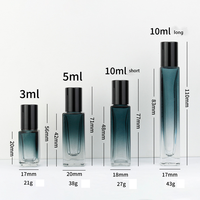 Flacons roll-on en verre pour huiles essentielles 3ml 5ml 8ml 10ml, atomiseurs de parfum rechargeables, flacons portables de luxe pour échantillons de parfum
