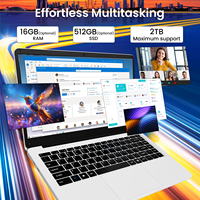 Ordinateur portable professionnel de haute qualité, nouveau, 14,1 pouces, Intel N95, processeur quadricœur 1,7 GHz, SSD 1 To, écran FHD 1080p IPS, graphismes UHD anglais, Windows 11