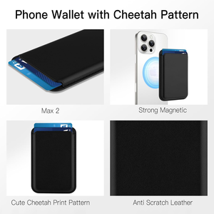 Ý Tưởng Quà Tặng Sản Phẩm Mới PU Da Từ Chủ Thẻ Cho Điện Thoại Có Thể Tháo Rời Từ Chủ Thẻ Ví Với Biểu Tượng Tùy Chỉnh - Product Image 5