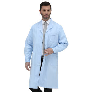 เสื้อโค้ทสำหรับห้องปฏิบัติการทางการแพทย์สำหรับทุกเพศเสื้อโค้ทสำหรับใช้ในโรงพยาบาลแขนยาว - Product Image 6