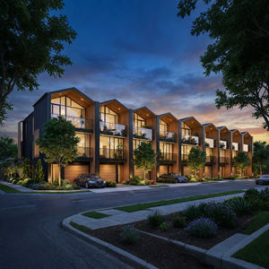 Maison préfabriquée en acier léger de haute qualité, portable, villa mobile, économie d'énergie, isolation thermique, insonorisation, site de vacances en famille, bureau - Product Image 2