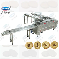 Machine à biscuits sandwich, machine à biscuits fourrés à la crème glacée, machine à biscuits sandwich au beurre de cacahuète, machine d'emballage de biscuits à grande vitesse