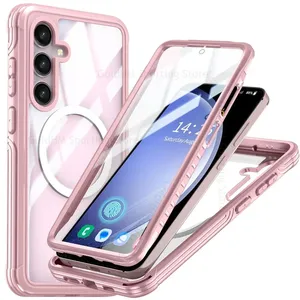 Funda Protectora Híbrida 360° <span class=keywords><strong>para</strong></span> <span class=keywords><strong>Samsung</strong></span> S25 Ultra S23 S24FE, Cristal 9H, Resistente, <span class=keywords><strong>para</strong></span> Galaxy A55 A16 A36 A56 - Product Image 6
