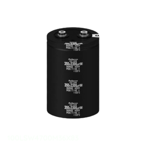 Original CAP ALUM 4700UF 20% 100V SCREW Chassis Mount 4700 uF 100LSW4700M36X83 Capacitor - Product Image 1
