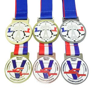 Vente en gros, médaille en métal personnalisée, Marathon, course, Baseball, Taekwondo, Foot Ball, médaille - Product Image 2