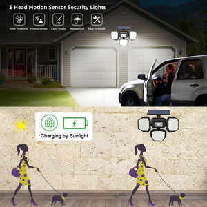 Lampada Solare da Esterno con Sensore di Movimento PIR, Impermeabile IP65, in ABS, con Telecomando - Product Image 3