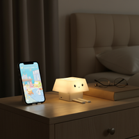 Lampe de table décorative sans fil à LED personnalisable avec logo, petite, USB, pour bureau, chevet, vente en gros