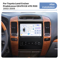 MEKEDE X10 X20 X30 X40 UIS7865 QLED DSP Wireless Android Auto untuk Toyota Land Cruiser Prado Lexus GX470 GX 470 J120 2002-2009