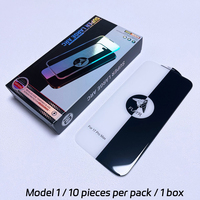 Protection d'écran en verre trempé 9H incurvé, sans bordure, transparente, à coupe diamant pour iPhone 17 16 15 14 13 12 Pro Max