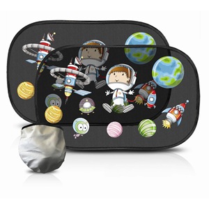 Film adhésif transparent en maille épaisse, motif dessin animé, pare-soleil latéral pour voiture, best-seller <span class=keywords><strong>Amazon</strong></span> - Product Image 5