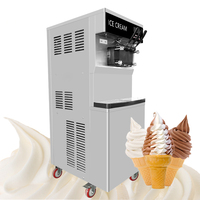 Machine à crème glacée industrielle pour boutique de yogourt glacé, nouveau moteur central