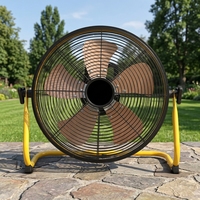 Ventilateur sur pied à tambour haute vitesse, nouveau design, puissant et réglable, pour intérieur et extérieur, idéal pour le camping