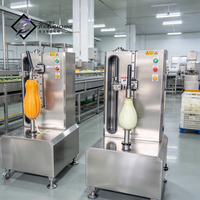 Industriële fruitpelschilmachines voor levensmiddelen, met 110V/220V motor, 50 kg nettogewicht, voor fruitverwerkingsbedrijven