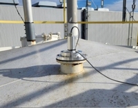 Détecteur d'interface liquide-solide, portée 100 m, 200 kHz, transducteur à bande passante de 5 %, sondeur de poissons, boîtier en acier inoxydable, capteur ultrasonique