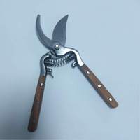Sécateurs professionnels à manche en bois, en acier au carbone, pour la coupe des branches, pour les fleuristes et les jardiniers