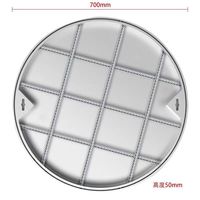 Couvercle de manhole en acier inoxydable haute résistance, norme EN124, pour routes municipales, fabrication directe usine OEM ODM