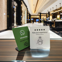 Meilleures ventes 2026 : Mini-étiquette NFC en PVC 13,56 MHz avec puces RFID NTAG213/T5577, paiement sans contact TAP, code QR, carte de visite, usage hôtelier