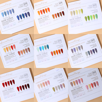 Kit de gel pour nail art UV LED ORCHID FOX, logo personnalisé, écologique, végan, 10 couleurs, plusieurs styles, hautement pigmenté, longue tenue