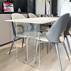 Custom cristallino <span class=keywords><strong>per</strong></span> <span class=keywords><strong>Plexiglass</strong></span> tavolo e divano gambe in acrilico conici mobili piedi accessori <span class=keywords><strong>per</strong></span> mobili <span class=keywords><strong>per</strong></span> espositori - Product Image 6