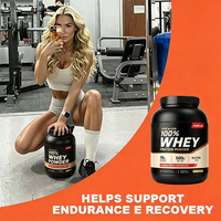 Kilo kazanç artı Bodi Lucious 90% Whey Protein spor Protein tozu Poudre De Proteine De spor kas büyüme yalın kitle sonrası egzersiz