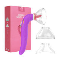 Zungen-Leck-Vibratoren Saug-Sexspielzeug für Frauen Weiblicher Masturbator Maschine Dildos Brustvergrößerer Massage Klitoris-Stimulator