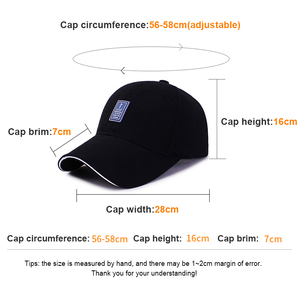 Wholesale Spring <b>Summer</b> Outdoor Sun Protection Casual Fashion Cotton Unisex Baseball Cap Sports Caps Sun <b>Hats</b> for Women Men - Product Image 2