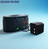 Système de refroidissement par eau 1hp 1,5 hp 2hp Récupération du bain de glace Refroidisseur de bain de glace plongeant froid