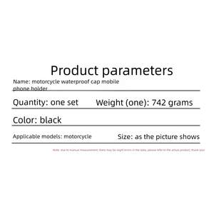 Accessoires <span class=keywords><strong>de</strong></span> modification pour motos et véhicules électriques, Capuchon étanche pour <span class=keywords><strong>moto</strong></span>, Support <span class=keywords><strong>de</strong></span> téléphone portable, Haute qualité et finition soignée - Product Image 6