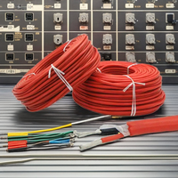 Haute température chauffage étanche fil multicœur fil électrique fils de câble en caoutchouc de Silicone 18 20 22 AWG