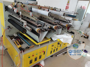 เครื่องติดเพชรแบบแปรงอัตโนมัติ ยี่ห้อ Disen กำลังไฟ 3000 วัตต์ 220/110 โวลต์ ความเร็ว 1-10 เมตร/นาที สำหรับตกแต่งผ้าความเร็วสูง รุ่น S30v 6171901-01 - Product Image 3