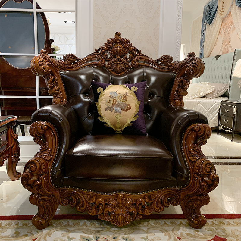 Single position-imported oak head layer cowhide