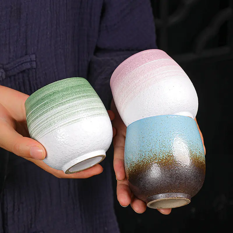 रंगीन रचनात्मक चमचों इत्यादि का सेट पानी घर होटल के लिए नाश्ता कप चीनी मिट्टी चाय कॉफी मग