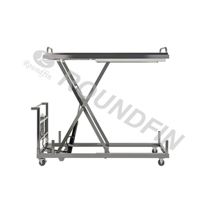 Carretilla Elevadora Eléctrica <span class=keywords><strong>para</strong></span> Cadáveres Roundfin, Elevador de Cadáveres con Altura Ajustable <span class=keywords><strong>para</strong></span> Uso Hospitalario y Funerario - Product Image 2
