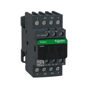 LC1D258E7 Tesys 2NO + 2NC40A 48V AC 50/60HZ Juego de cableado de contactor Deca Cuatro polos 4P Contactor 32 amperios 220V Bobina 40 a Contactor 36V