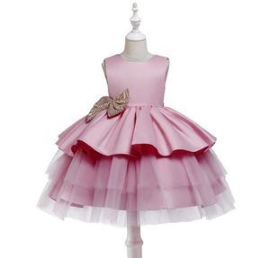 Ropa para Niñas, Vestidos de Fiesta, Vestidos de Princesa para Eventos, Vestidos de Encaje sin Mangas con Falda de Volantes en Capas - Product Image 2