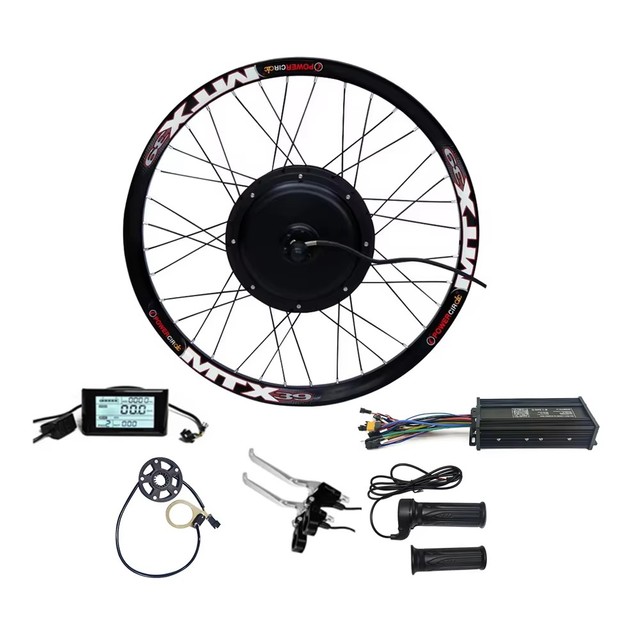 HH 20 26 27.5 28 Inch 48V/52V/60V 2000 Front Rear Hub Motor Ebike Electric E Bicycle Conversion Kit