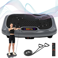 Machine de réduction des graisses par vibration à affichage numérique à LED Machine de vibration debout à domicile Equipement de fitness par vibration