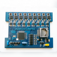Diseño Independiente Oszer, Pruebas Completas Internas, Fabricación de Prototipos de PCBA LED, Capacidad de Fabricación, ATMEGA8A35, 1 oz de Grosor de Cobre, RGB