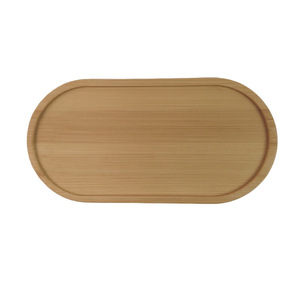 Bamboo <b>tray</b>, simple and stylish for home use, perfect for living room <b>tea</b>, bread, snacks, fruits, and decorative items. - Product Image 4