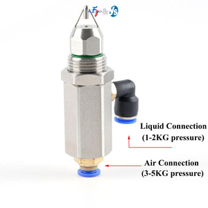 Boquilla Atomizadora Ultrasónica Premium 304 de 30/60/80 Grados para Niebla Seca, Supresión de Polvo Industrial, Humidificación y Limpieza - Product Image 1