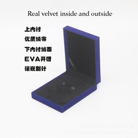 Boîte en velours pas chère pour médailles, souvenirs, trophées, bijoux, emballage en velours, boîte cadeau en velours