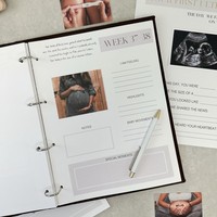 Journal de grossesse bosse à la naissance livre de mémoire hebdomadaire Tracker journal de maternité album souvenir pour les femmes enceintes
