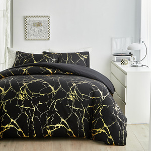 Juego <span class=keywords><strong>de</strong></span> Ropa <span class=keywords><strong>de</strong></span> Cama con Diseño <span class=keywords><strong>de</strong></span> Rayas, Funda <span class=keywords><strong>de</strong></span> Edredón, Juego <span class=keywords><strong>de</strong></span> Ropa <span class=keywords><strong>de</strong></span> Cama King Size, Poliéster, Lujoso, Transpirable, Juego <span class=keywords><strong>de</strong></span> 3 Piezas - Product Image 6